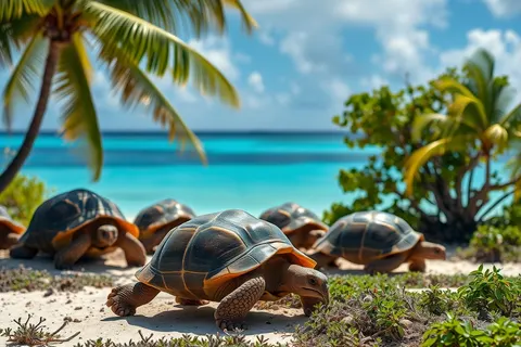 Giant Tortoises Now Outnumber People in Seychelles