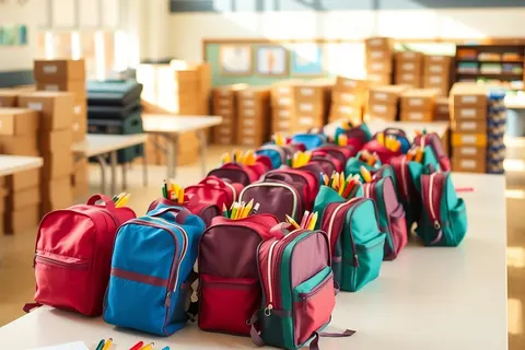 Student Volunteers Share 5,000 School Supplies in Texas